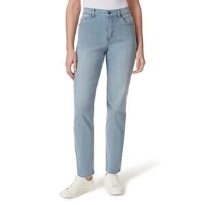 Gloria Vanderbilt Amanda Tapered Leg Classic Rise Jeans-Zermatt-18W Short